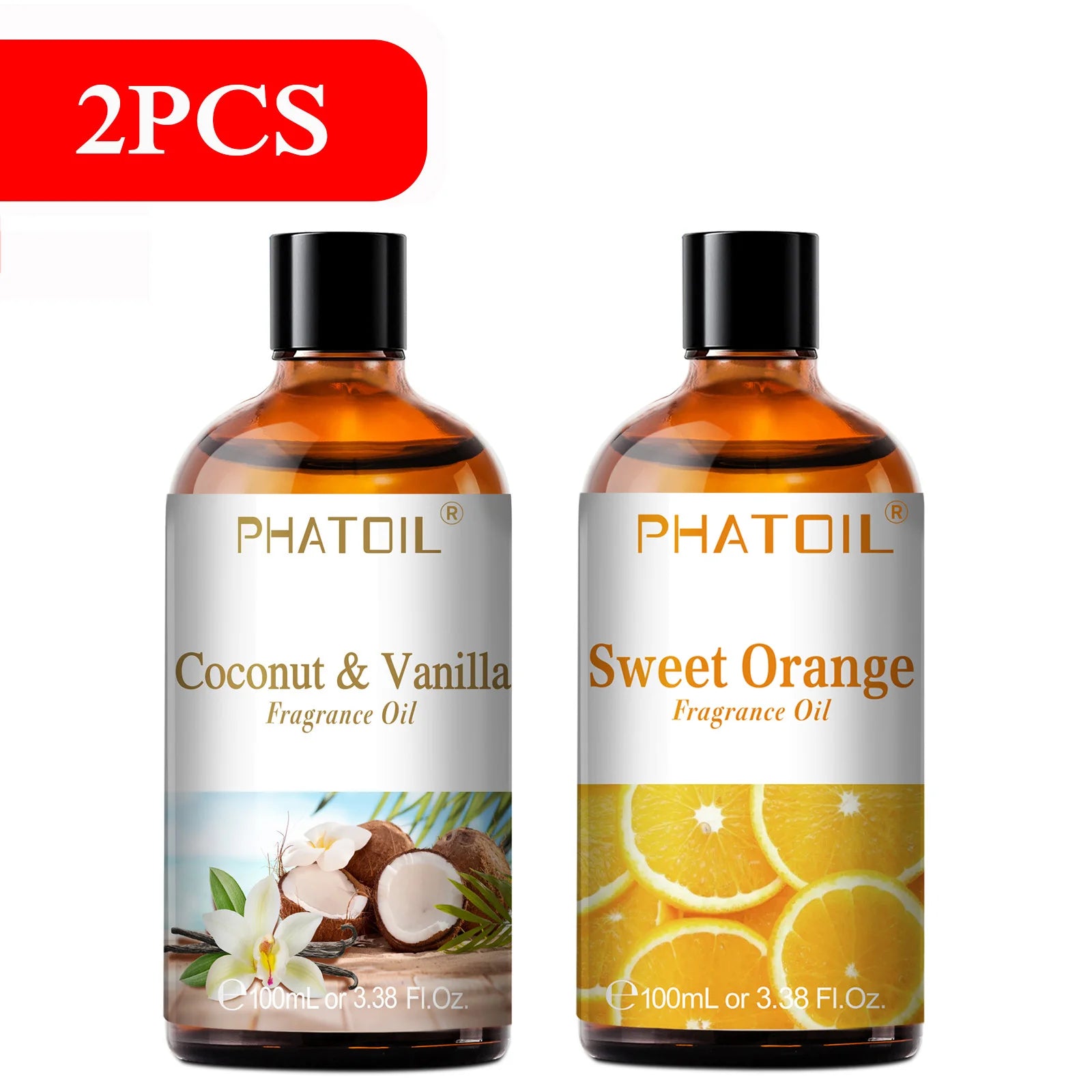 PHATOIL 100 ml – Huile Parfumée Naturelle pour Diffuseur | Senteurs Gourmandes & Fruitées