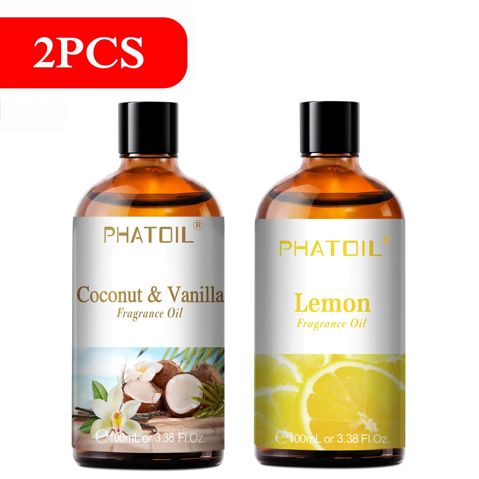 PHATOIL 100 ml – Huile Parfumée Naturelle pour Diffuseur | Senteurs Gourmandes & Fruitées