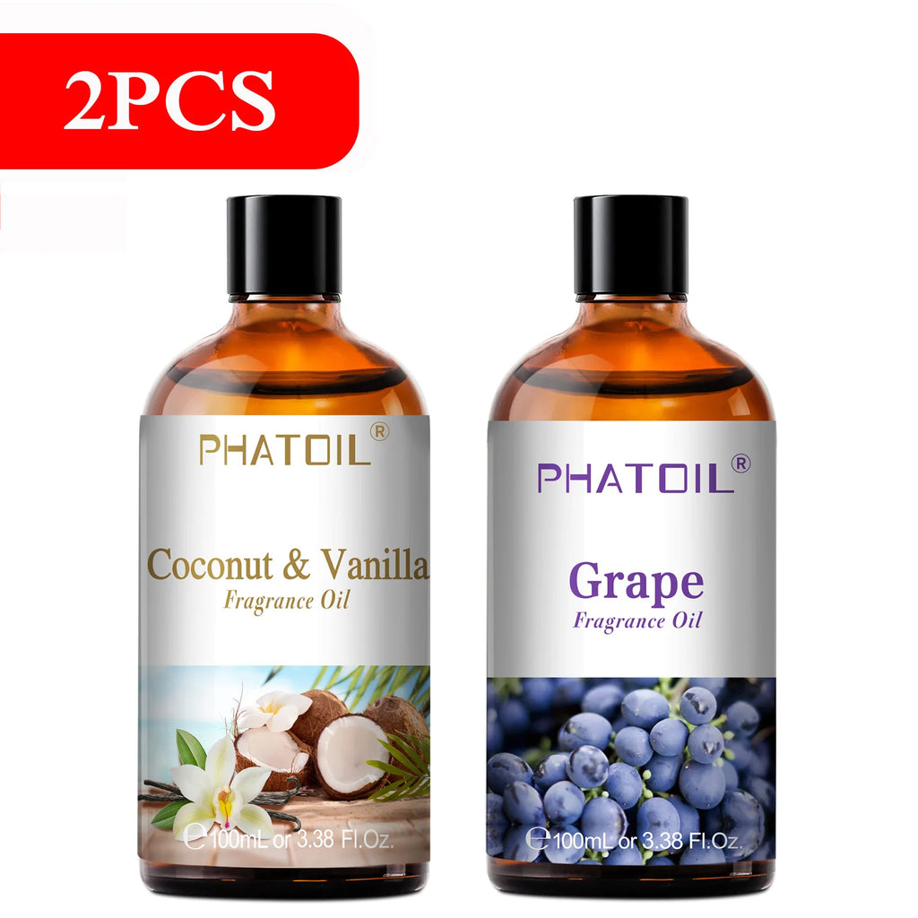 PHATOIL 100 ml – Huile Parfumée Naturelle pour Diffuseur | Senteurs Gourmandes & Fruitées