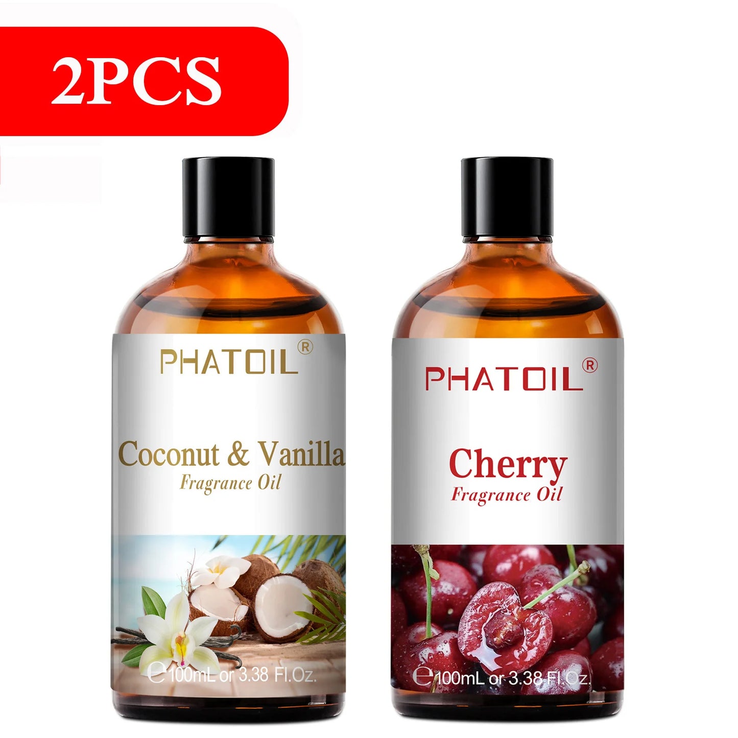 PHATOIL 100 ml – Huile Parfumée Naturelle pour Diffuseur | Senteurs Gourmandes & Fruitées