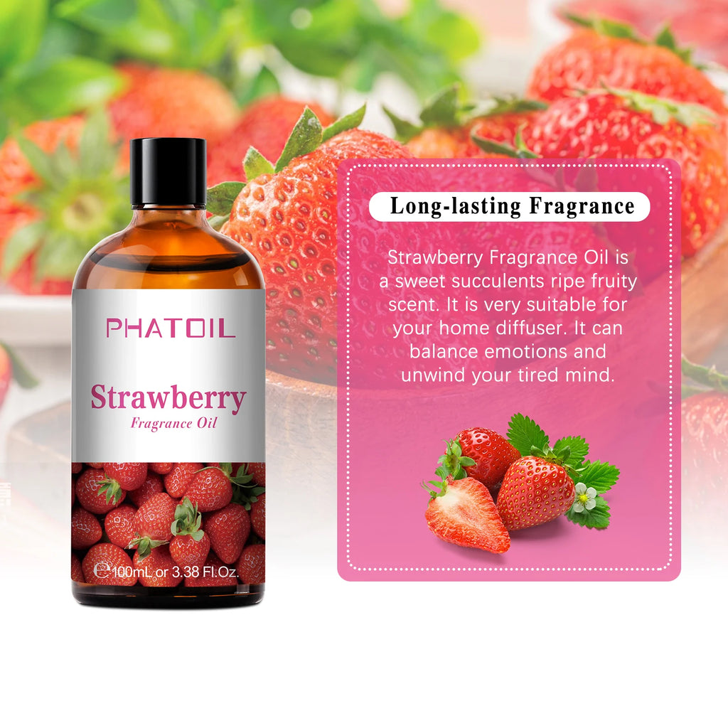 PHATOIL 100 ml – Huile Parfumée Naturelle pour Diffuseur | Senteurs Gourmandes & Fruitées
