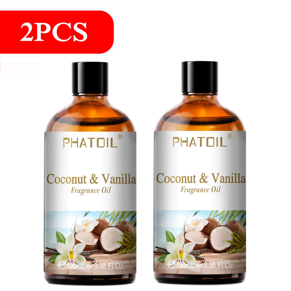 PHATOIL 100 ml – Huile Parfumée Naturelle pour Diffuseur | Senteurs Gourmandes & Fruitées