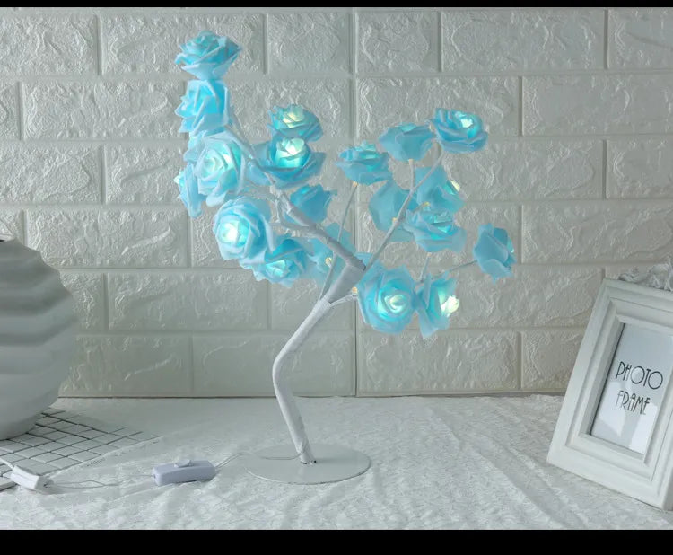 Lampe LED “Arbre Fleuri™” – Lumière Décorative Romantique & Ambiance Zen